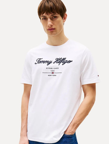 Camiseta con Bordado "Est. 1985 New York" Tommy Hilfiger
