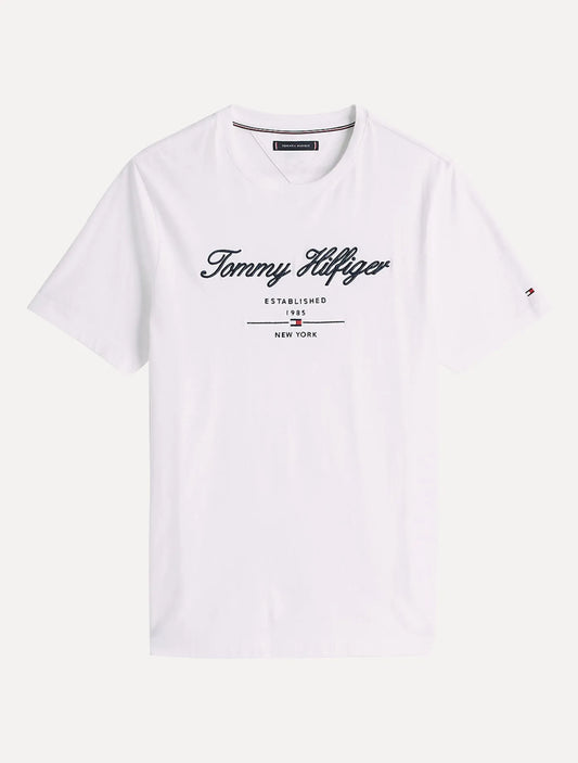 Camiseta con Bordado "Est. 1985 New York" Tommy Hilfiger