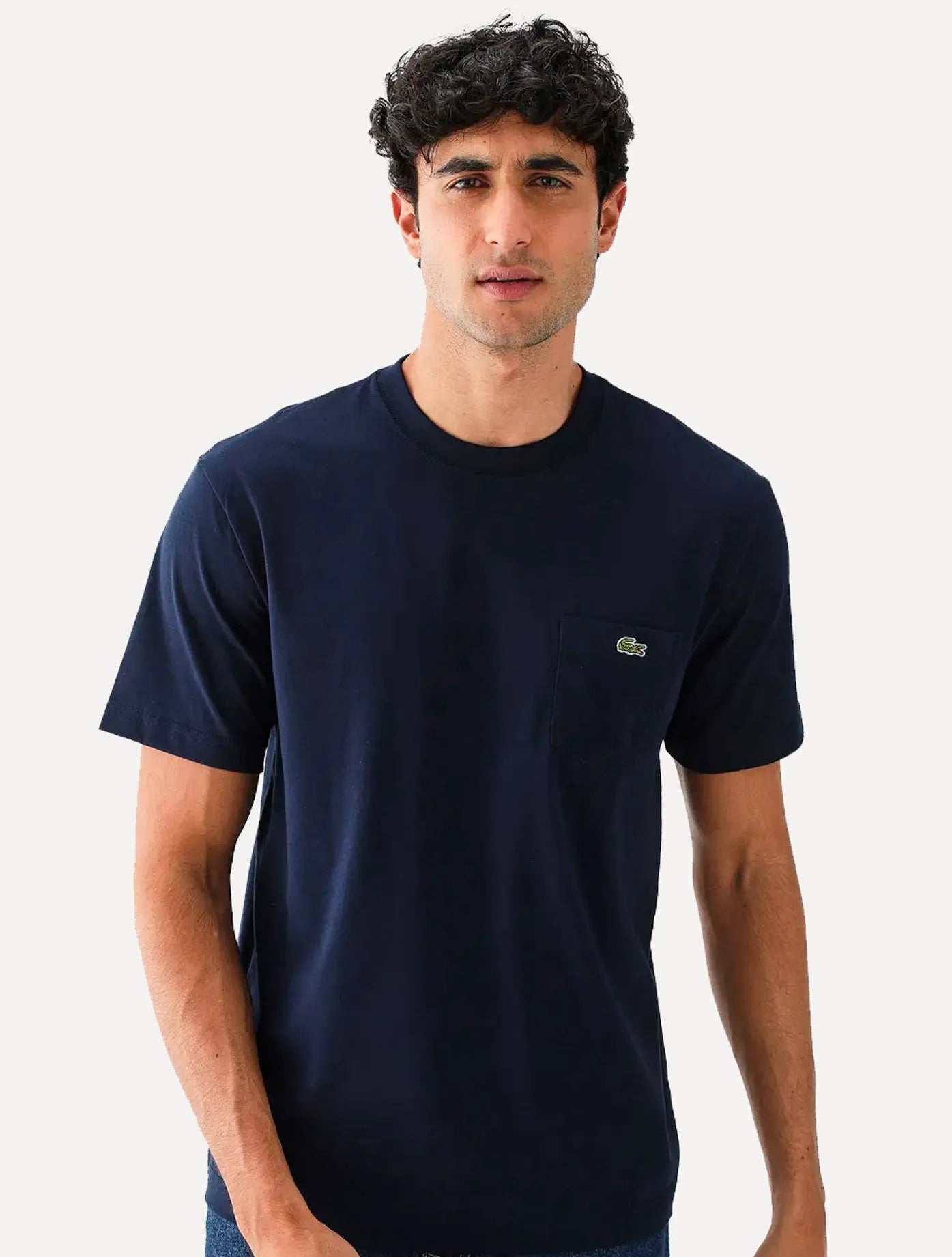 Camiseta de Corte Clásico con Bolsillo en el Pecho Lacoste
