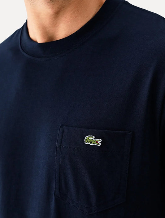 Camiseta de Corte Clásico con Bolsillo en el Pecho Lacoste